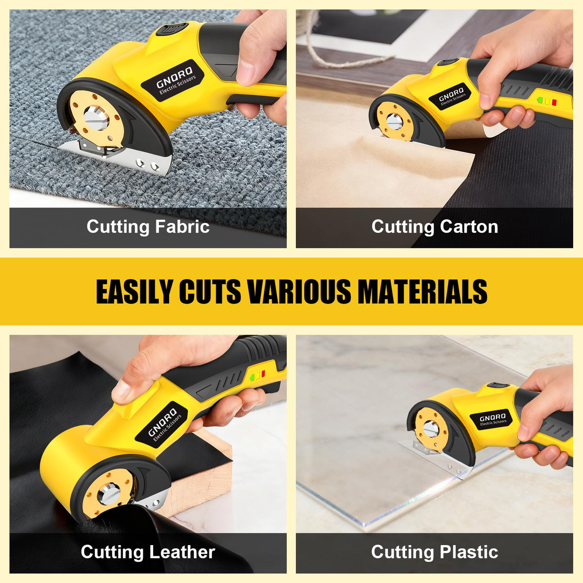 GNQRQ lightweight ergonomic handle provides comfortable grip and minimizes hand fatigue.