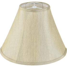 GO&SO champagne gold bell shade close-up showing warm amber glow