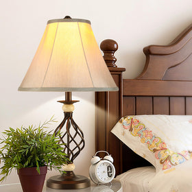 GO&SO champagne gold bell shade adds subtle shimmer