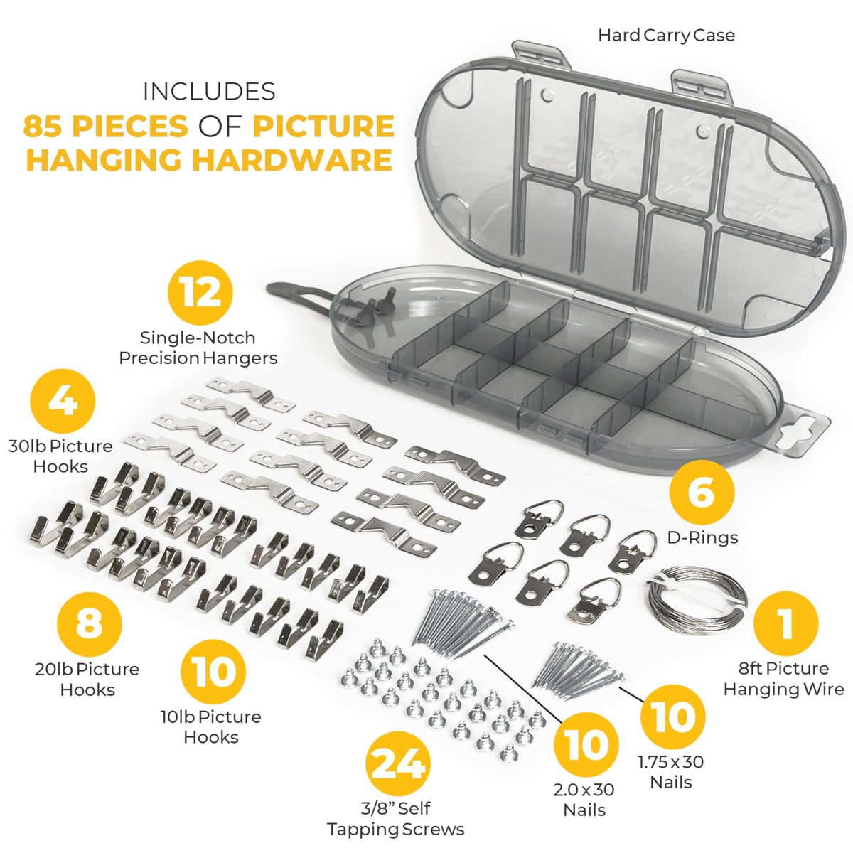 Go Hang It! Pro push pin marks nail holes accurately