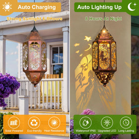 Go2garden garden decor lantern for porch or patio accents