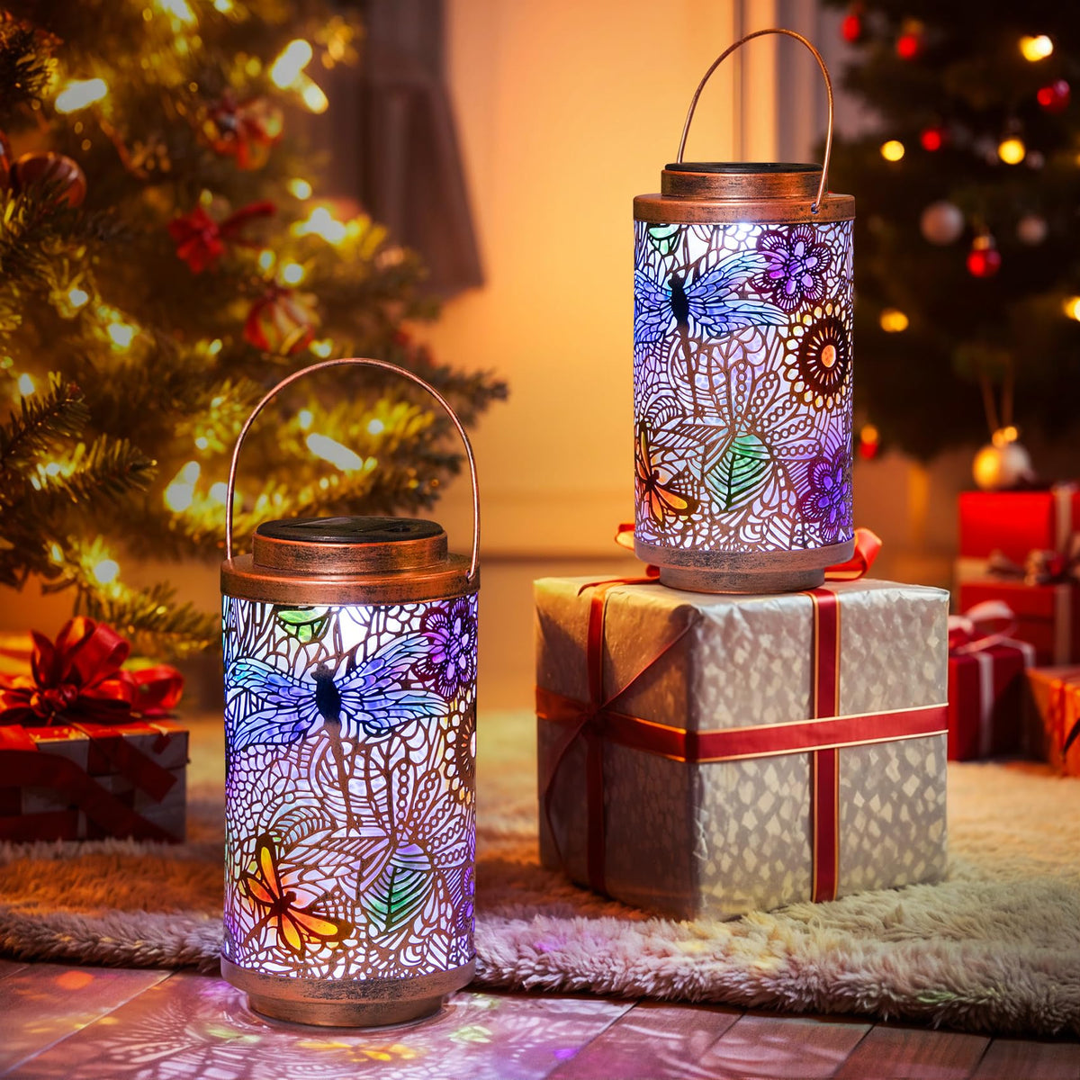 Go2garden gift ready dragonfly lantern for mom or friends during holidays.