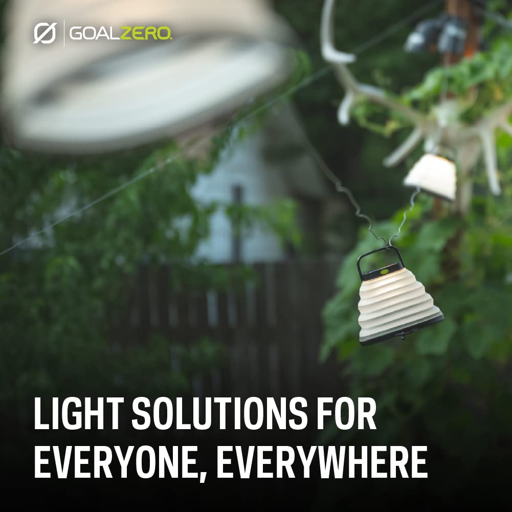 Goal Zero Crush Light candle-flicker mode creates cozy ambience