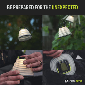 Goal Zero Crush Light running on low for extended evenings