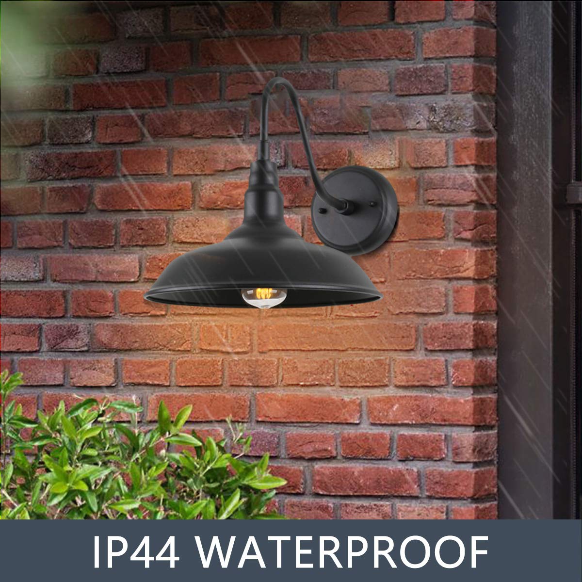 GOALPLUS dome design prevents water pooling for consistent illumination.