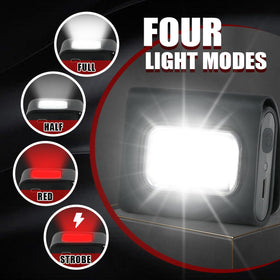GOANDO USB-rechargeable running light offers quick, eco-friendly charging.