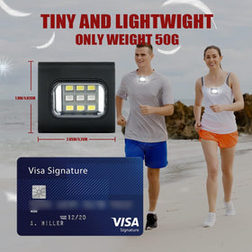 GOANDO waterproof LED running light with silicone cover protects against dirt and water.
