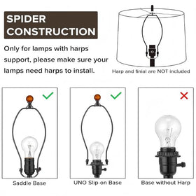 GO&SO 13in shade suits medium table lamps for balanced lighting.