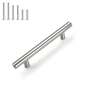 Gobrico 30-pack 96mm hole center pulls in brushed nickel finish for easy kitchen upgrade