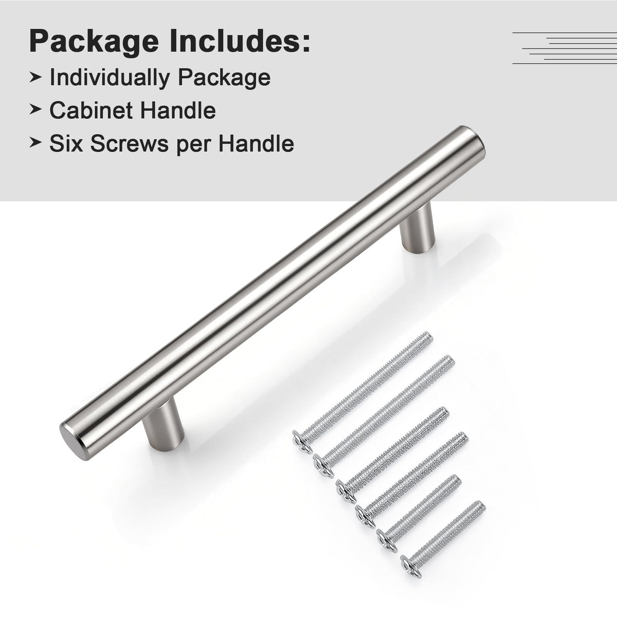 Gobrico 6-inch length kitchen pulls provide comfortable grip