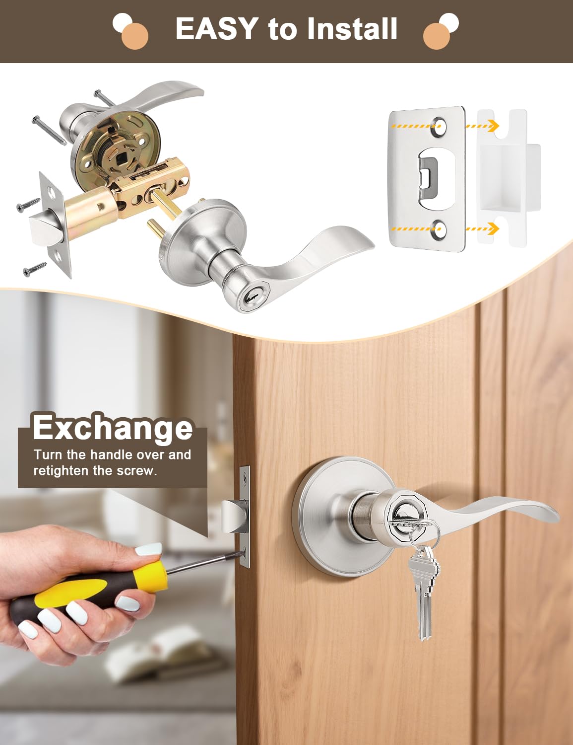 Gobrico easy screwdriver installation without professionals