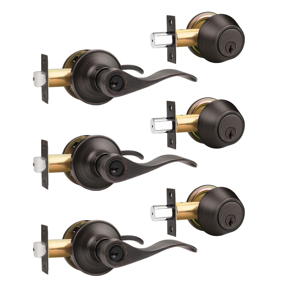 Gobrico Wave Entry Lever close-up showing smooth finish and ergonomic grip for durable exterior use.
