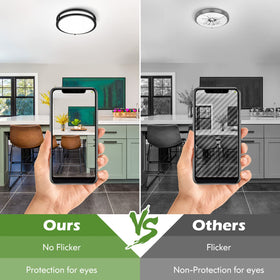 Includes mounting hardware for quick ceiling installation with GoBright