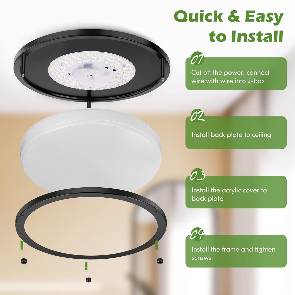 Versatile GoBright application for kitchen and stairwell illumination