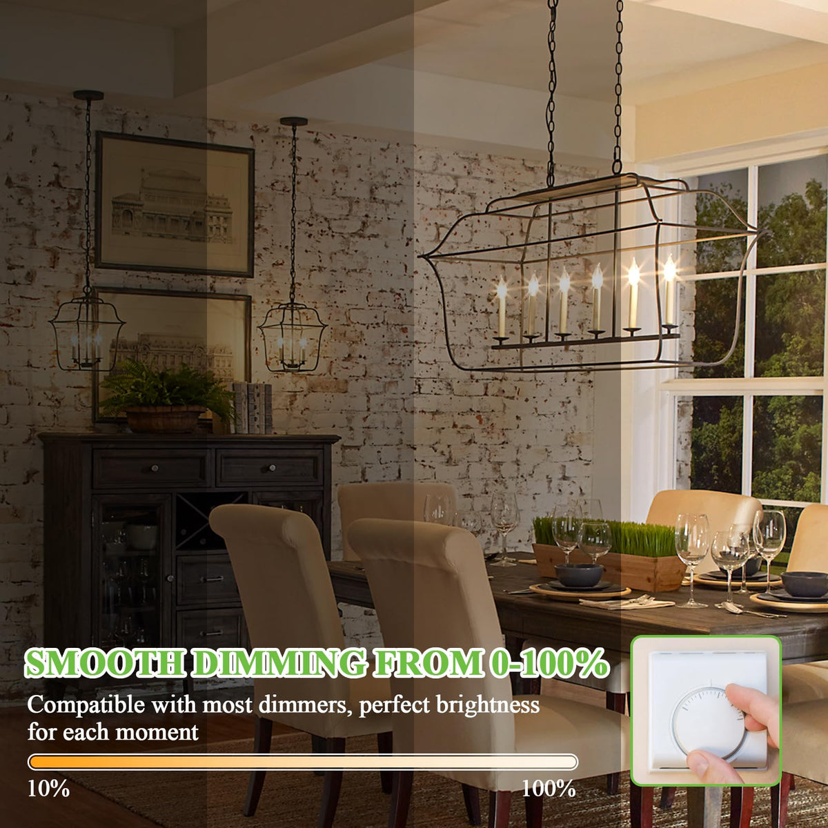 GoBright energy-saving 6W LED bulbs replace 60W incandescent with reduced bills and long-lasting performance