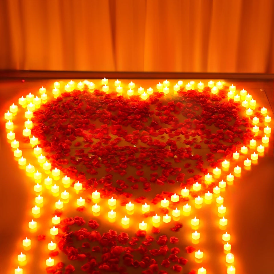 Gobutend rose petals 6000 count ready to scatter for romantic table decor