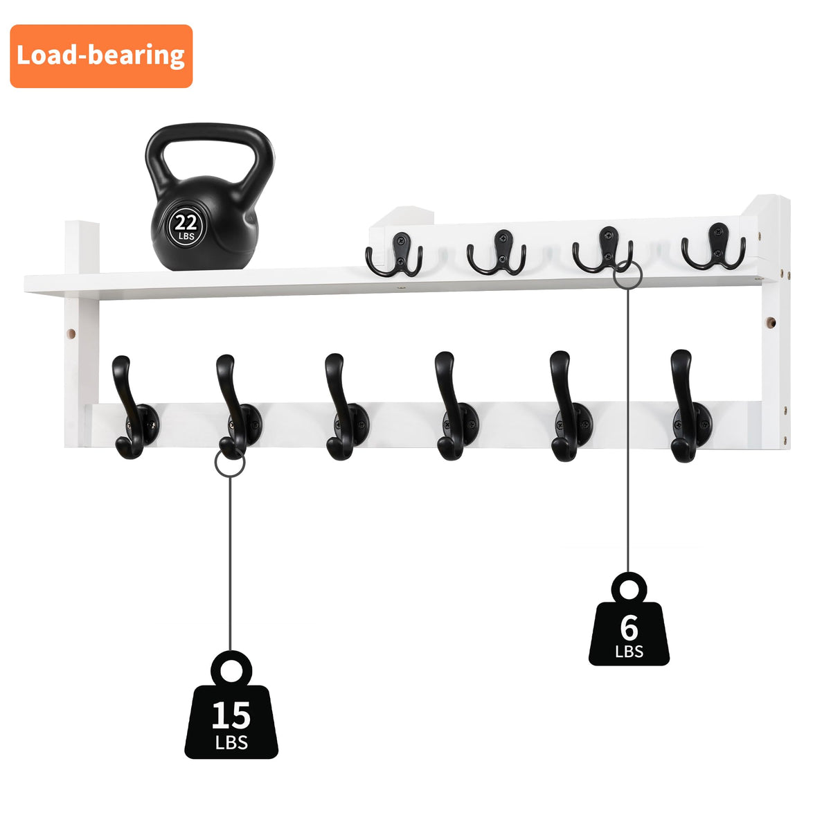 GODDGITT versatile shelf display complements various decors.