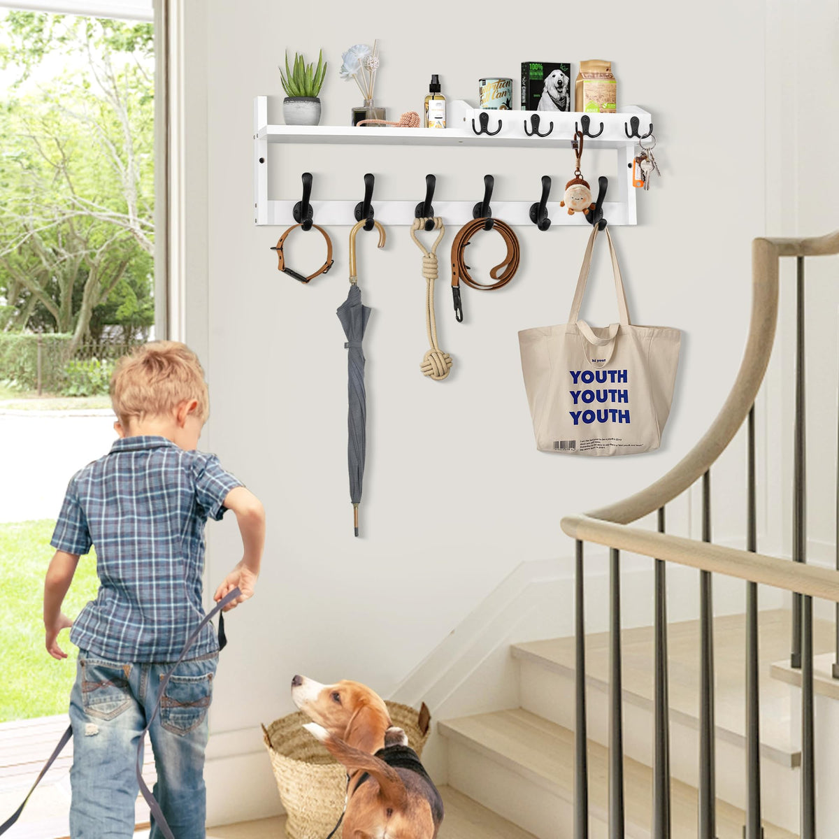GODDGITT warm wood finish blends with modern and rustic decors.