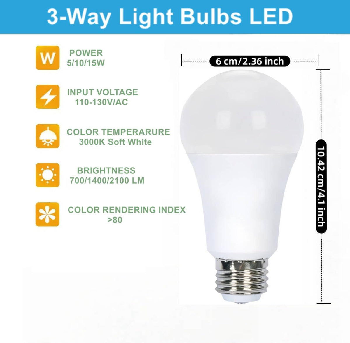 GODUORA durable LED bulbs designed for long-lasting use