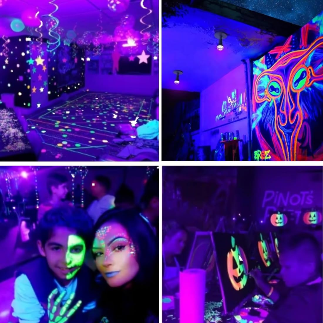 GODUORA fluorescent poster and decor illumination for vivid colors.