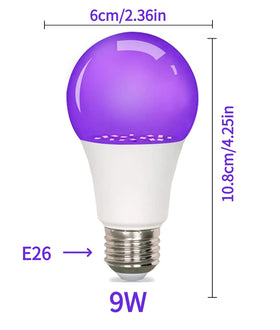 GODUORA UV light emits 385-400nm for vibrant glow on posters and fabrics.