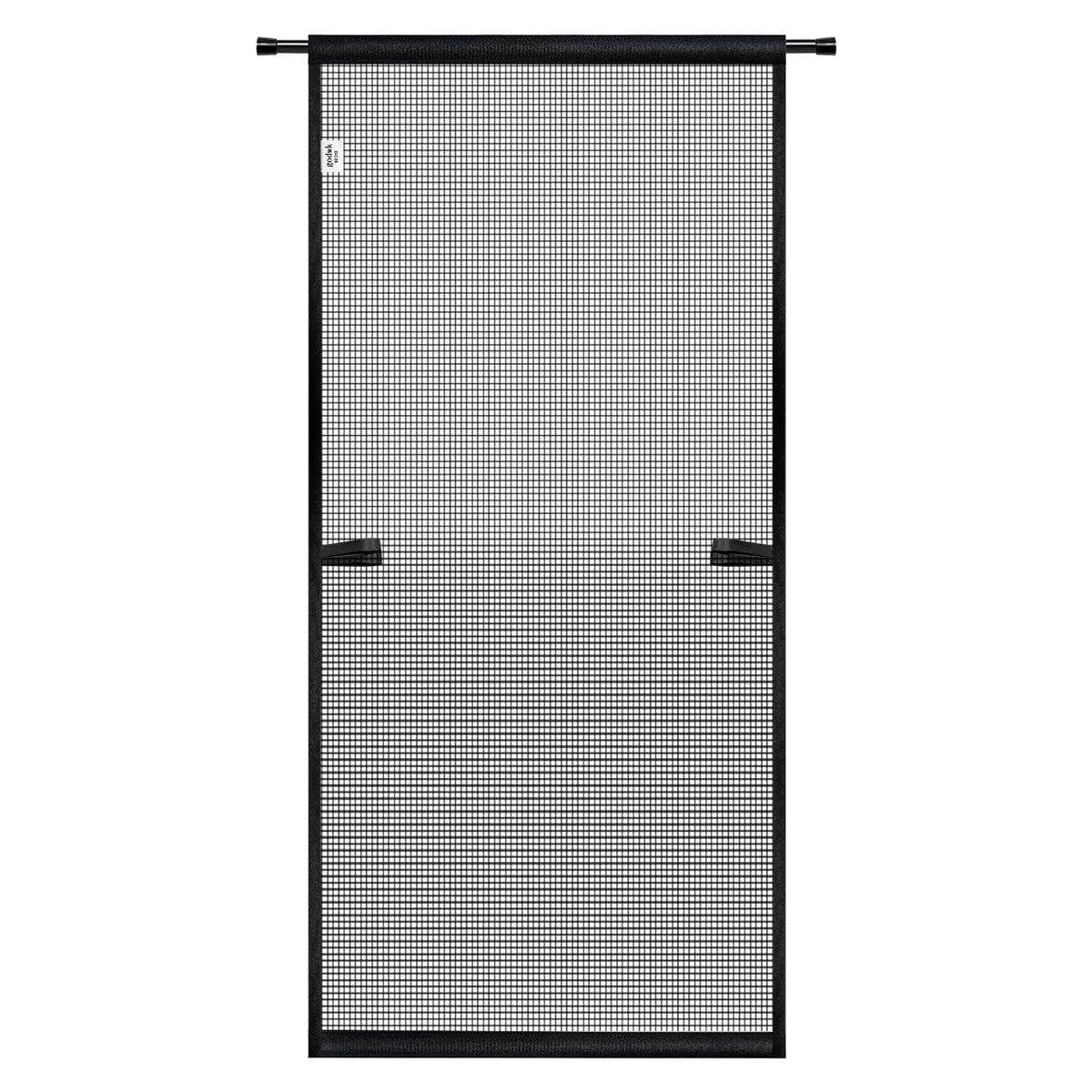 Godwk Hanging Screen Door fully installed with tension rod for quick setup and airflow