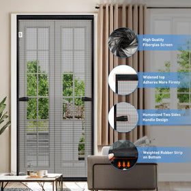 Godwk Hanging Screen Door Velcro secure attachment along the frame