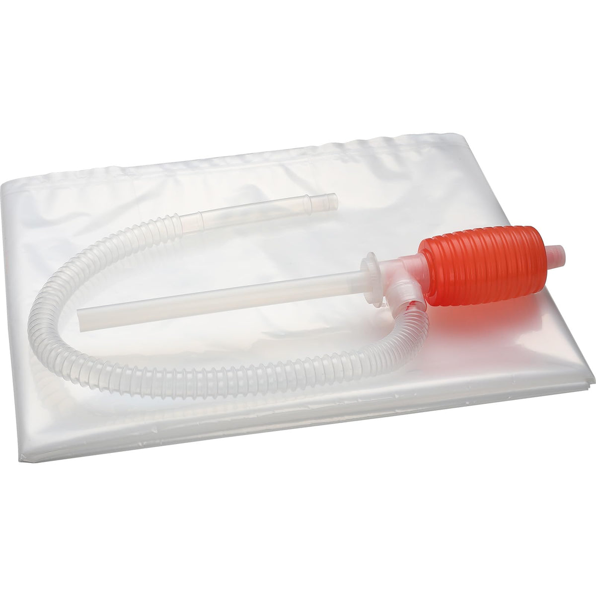 Godwolf bathtub water bladder setup demonstrates rapid installation for emergency drinking water.