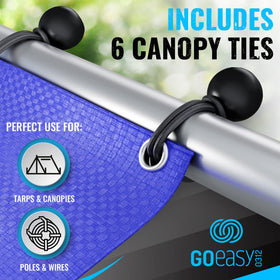 GOEASY0312 close-up of a bungee cord hook and elastic core