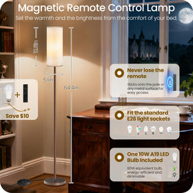 GOEBLESON floor lamp with foot switch for quick on/off without bending.