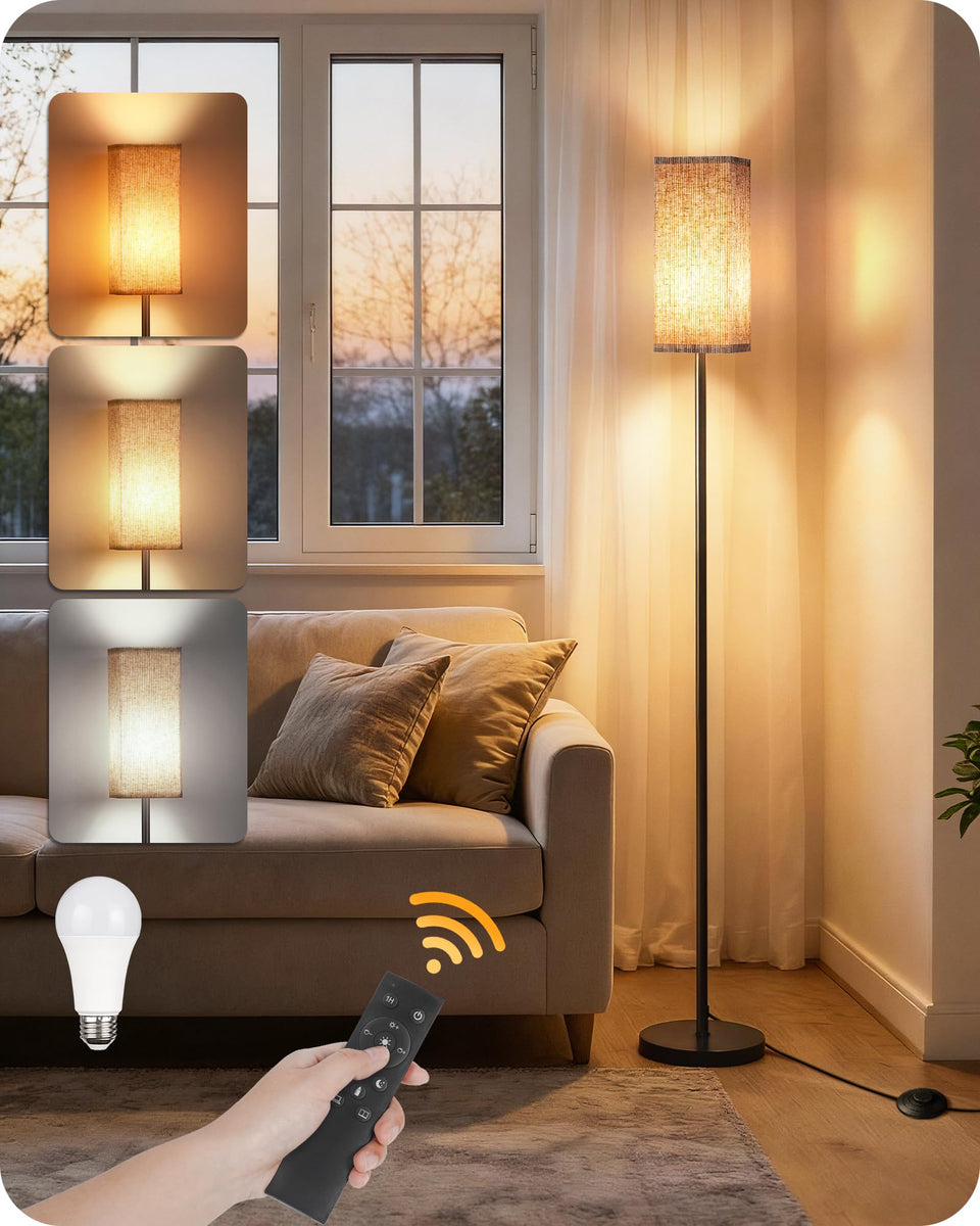 GOEBLESON floor lamp remote control for effortless lighting in living spaces