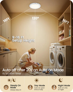 GOEBLESON dimmable shower light offers three color temps for task and ambiance.