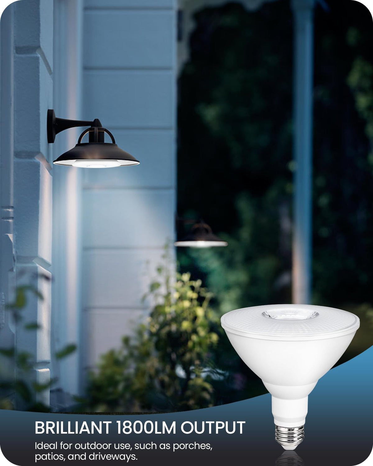 GOEBLESON flood light bulb garage entry brightens workspace