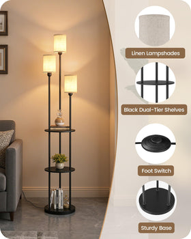 Goebleson lamp with illustrated setup guide for easy assembly