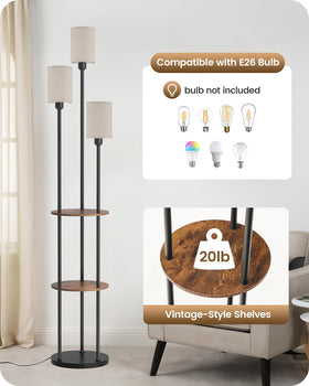 GOEBLESON 5.6-foot cord offers flexible placement