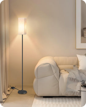 GOEBLESON floor lamp foot-switch allows hands-free operation.