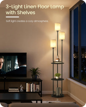 Sturdy Goebleson floor lamp base demonstrates metal construction