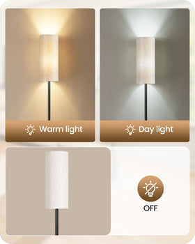 Goebleson sturdy-base floor lamp ensures stable standing on floors and carpets.