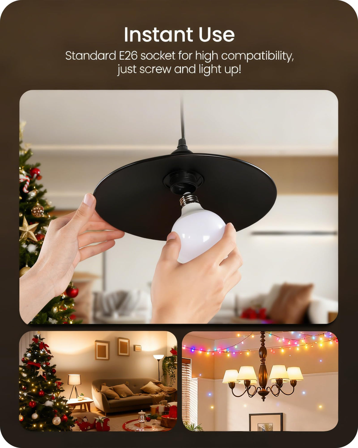 GOEBLESON G25 globe bulb pack specifications for ETL listed safety.