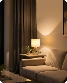 GOEBLESON Gold Table Lamp installation in two minutes