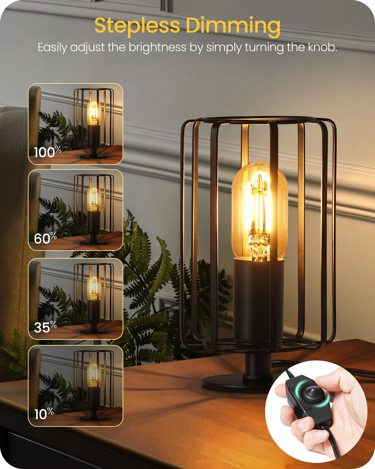 GOEBLESON bedside scene with amber glow ideal for relaxation