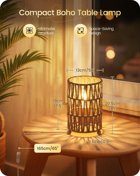 GOEBLESON plug-in lamps with included bulbs for easy setup
