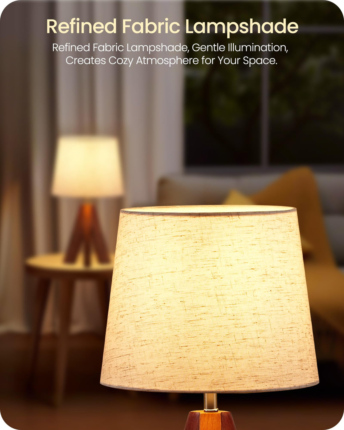 GOEBLESON small lamp on desk setup in a cozy room