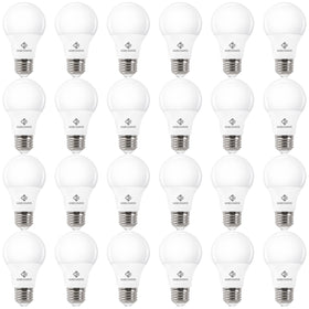 GOECOVATE 8W LED bulbs with daylight 5000K and 800 lumens for bright living spaces.