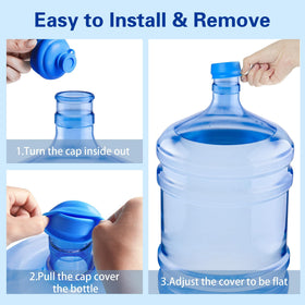 Gofriipai cap used with indoor and outdoor water dispensers