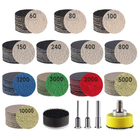 GOH DODD 185 pcs sanding discs set across grits for versatile projects
