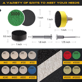 GOH DODD hook and loop design enables quick disc changes