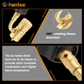 Gohantee compact turbo torch design fits tight workspaces.