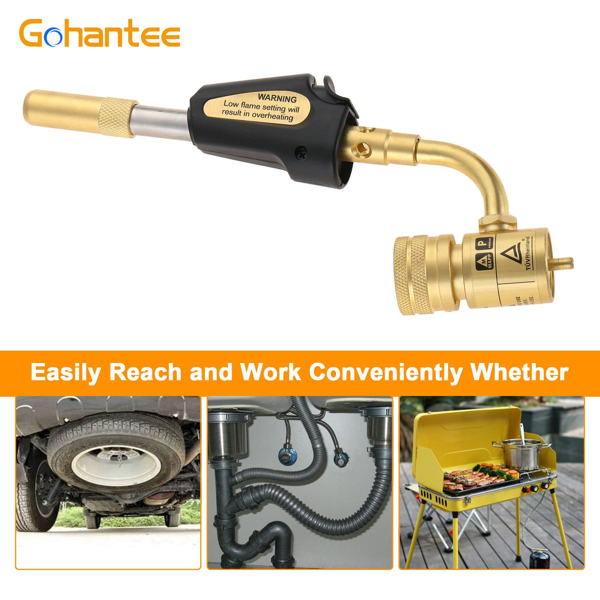 Gohantee detachable body allows easy cleaning and maintenance.
