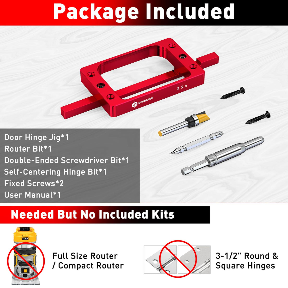 Gohelper assembled kit on worktable shows ready-to-use convenience